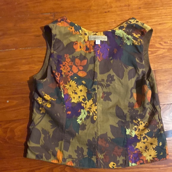 SALE Tweed vest floral lining 14 Coldwater Creek NWOT - Picture 15 of 15